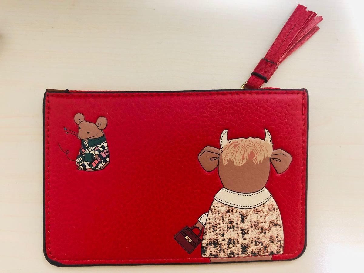 Tory Burch 丑年 オジー ザ オックス カードケース トリーバーチ Tory Burch 丑年 オジー ザ オックス カードケース トリーバーチ