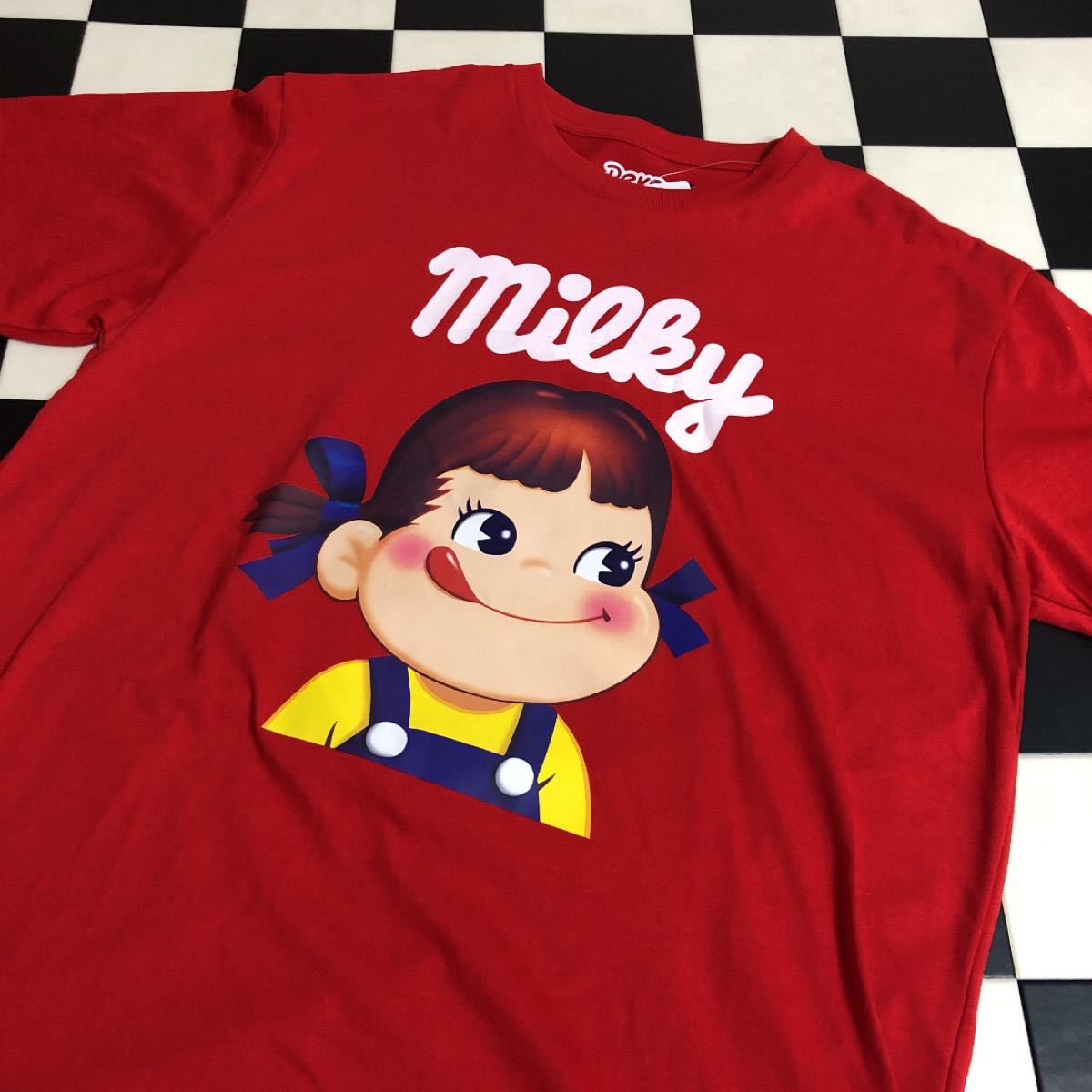 新品未使用 ミルキー ペコちゃん Tシャツ|Yahoo!フリマ(旧 新品未使用 ミルキー ペコちゃん Tシャツ|Yahoo!フリマ(旧
