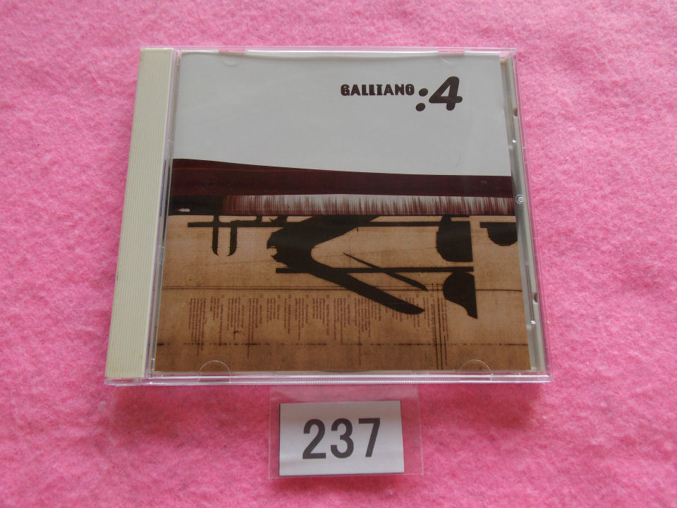 CD／Galliano／4our／ガリアーノ／管237_画像1