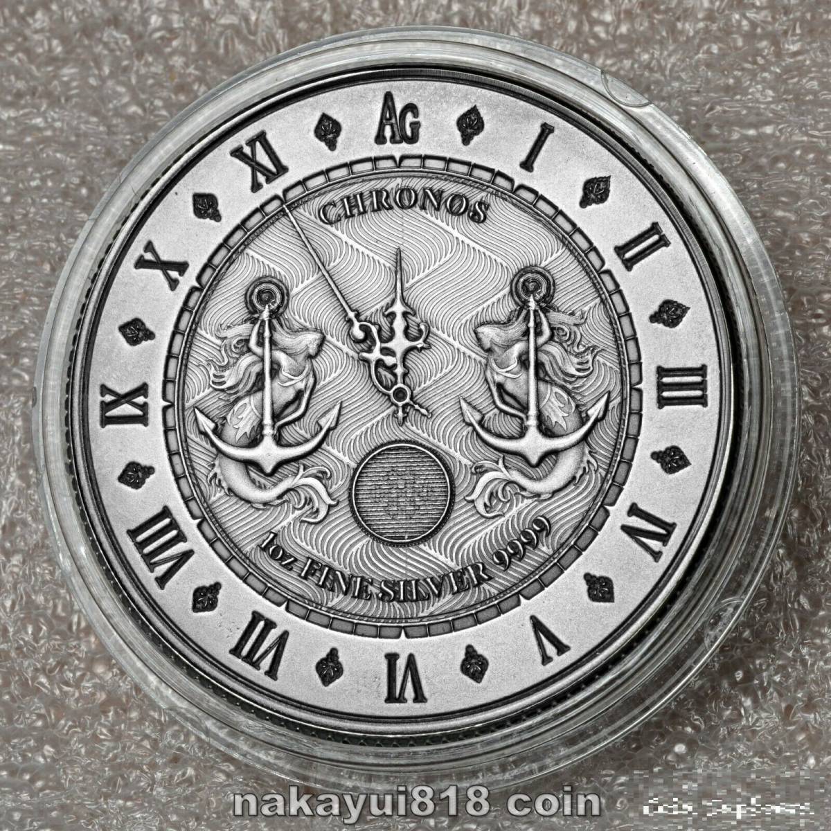 ヤフオク初登場　2021最新作　1 oz Silver 1オンス　銀貨　2021　CHRONOS　_画像3