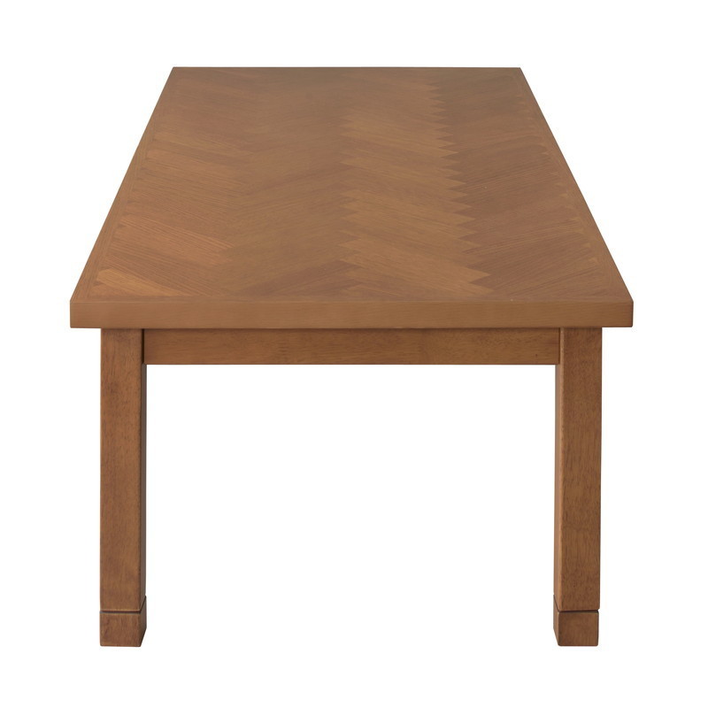 コタツテーブル 【ブラウン】 天然木化粧繊維板 天然木 ウレタン塗装