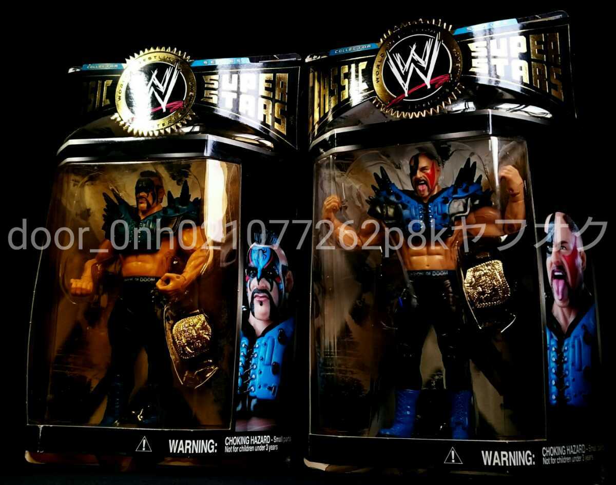 WWF WWE THE ROAD WARRIORS HAWK & ANIMAL ACTION FIGURE load Warrior z blue color ver. action figure 