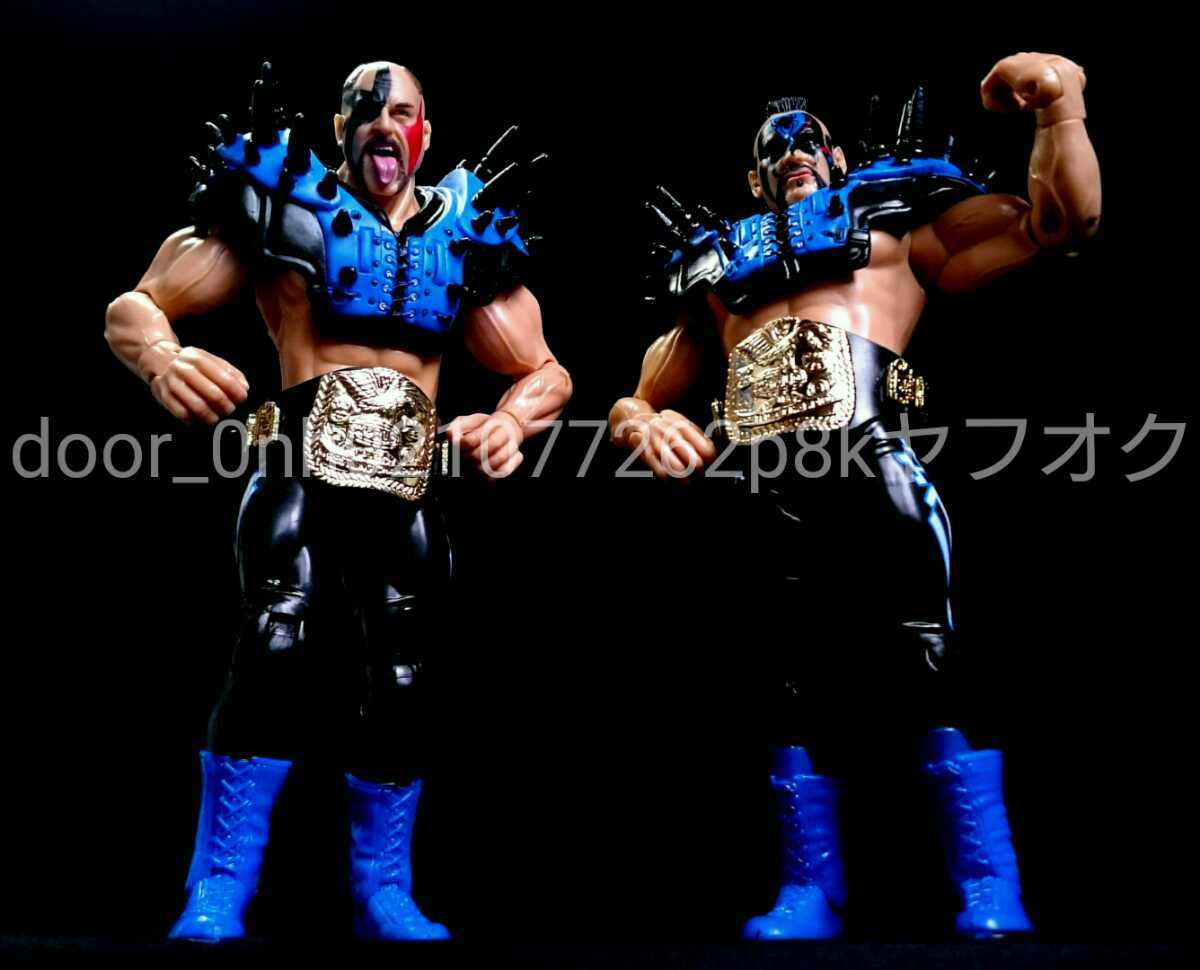 WWF WWE THE ROAD WARRIORS HAWK & ANIMAL ACTION FIGURE ロード