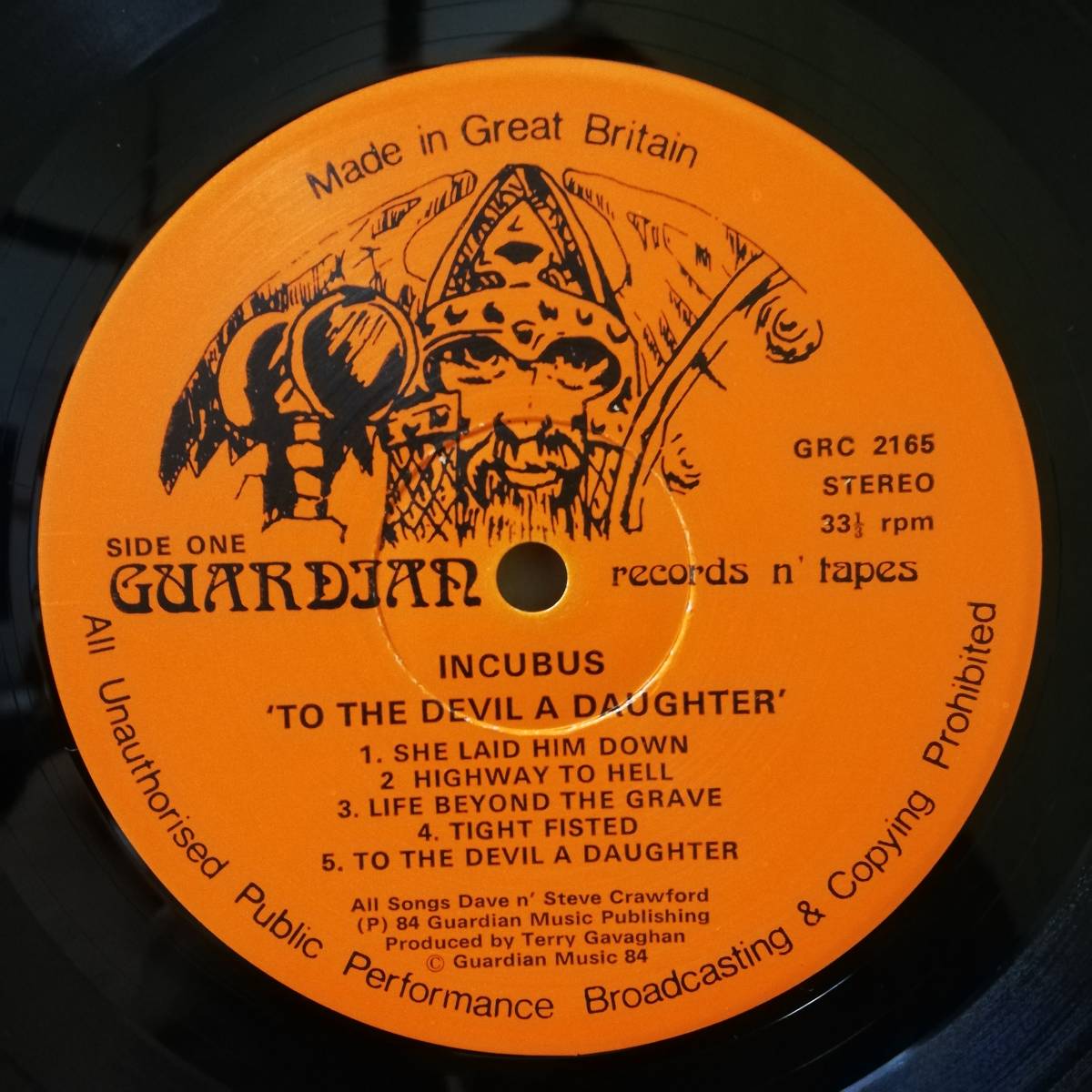 【LP】Incubus To The Devil A Daughter - GRC 2165 - *32_画像3