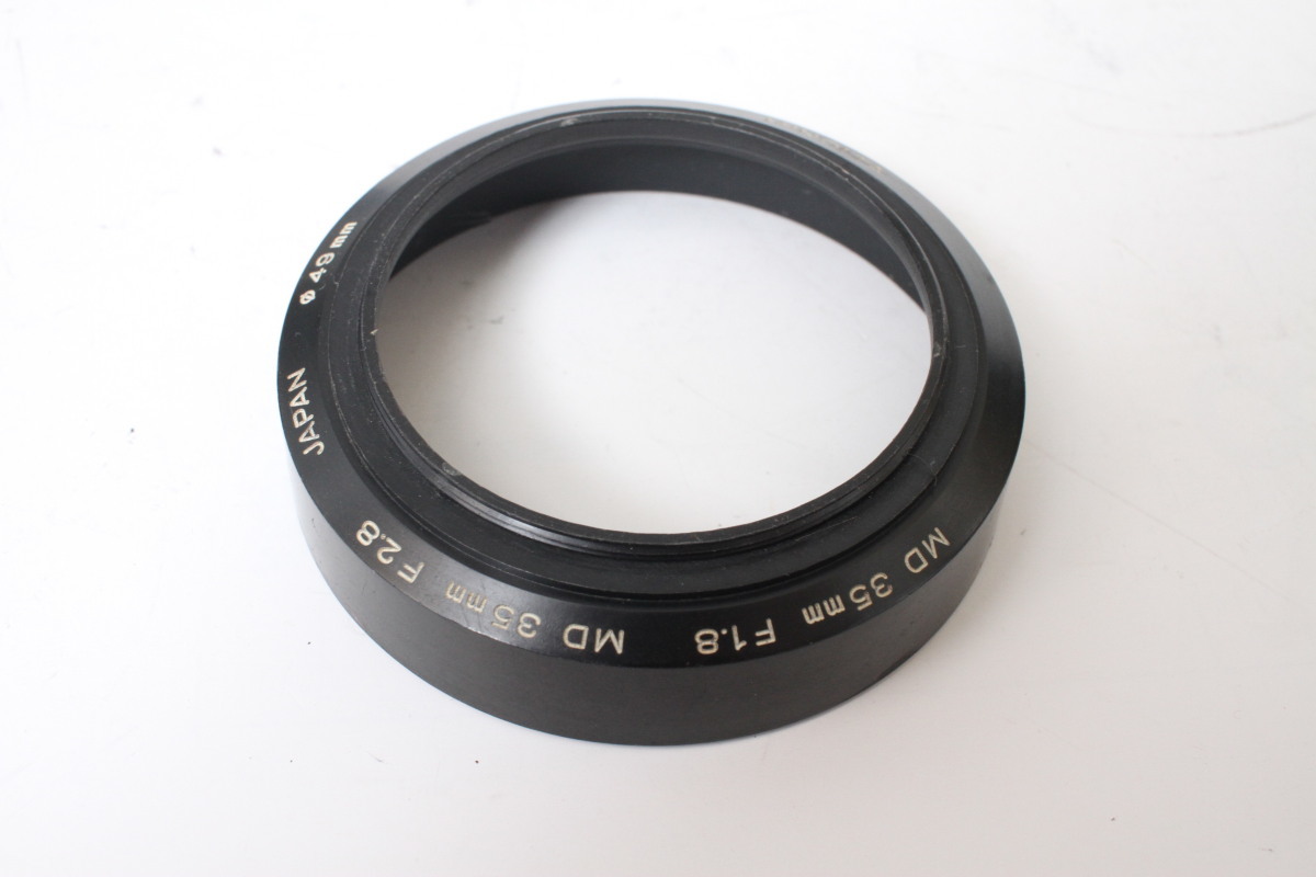 ★中古品★MINOLTA ミノルタ MDレンズフード 35/1.8 35/2.8用_画像2