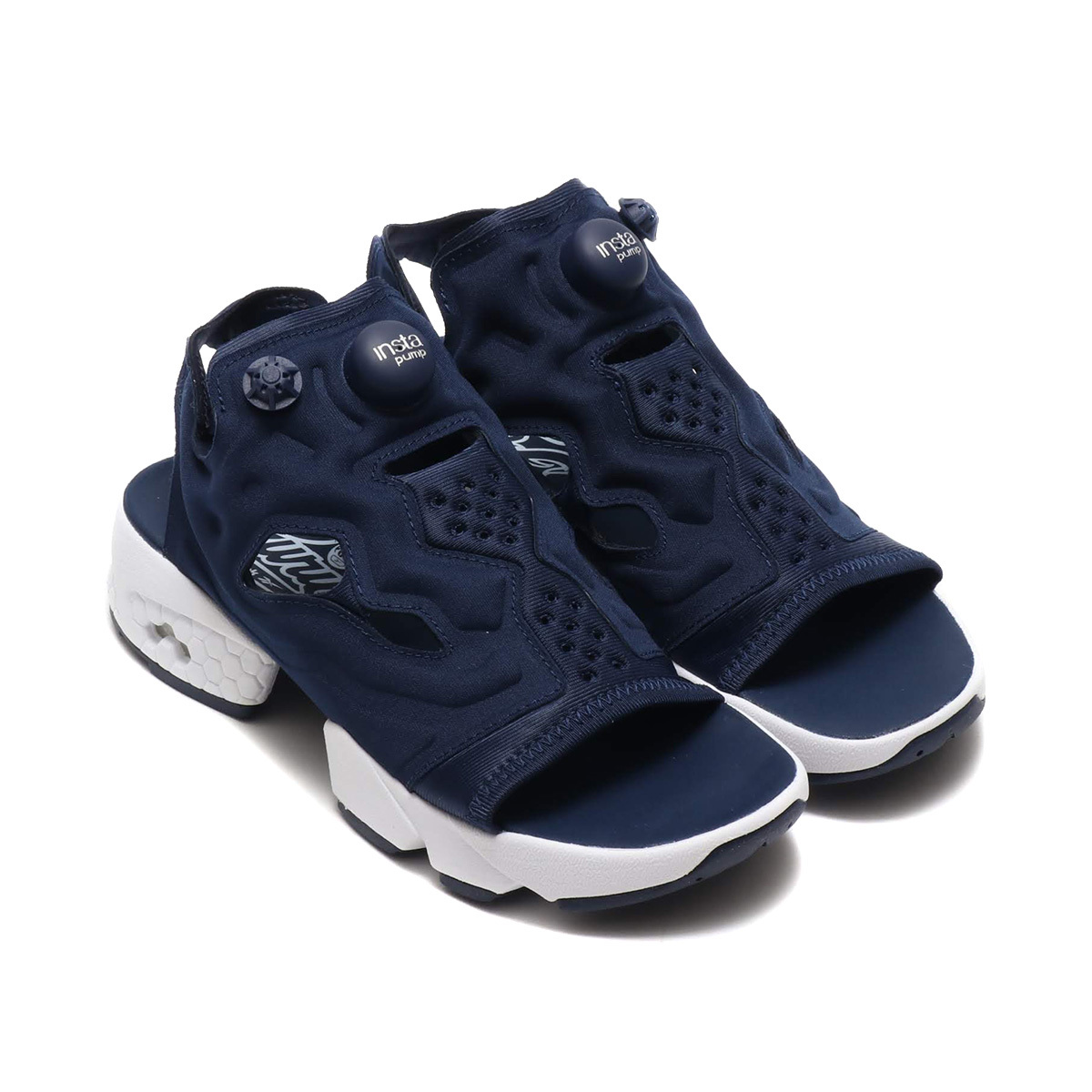 古典 送料無料 23cm○Reebok DV9698 ハイテク ビーチ 90s 白 紺