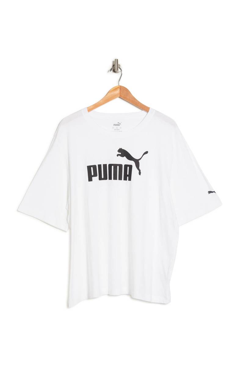 ●送料無料●大きいサイズ PUMA ロゴグラフィク半袖TEE（ホワイト）【USサイズ/3XL】_画像1