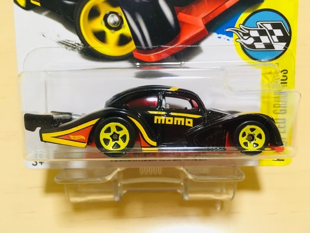 HOTWHEELS VOLKSWAGEN KAFER RACER Kfer Racer Beetle MOMO フォルクス ワーゲン ケーファー レーサー 赤黒2色 ビートル モモ_画像3