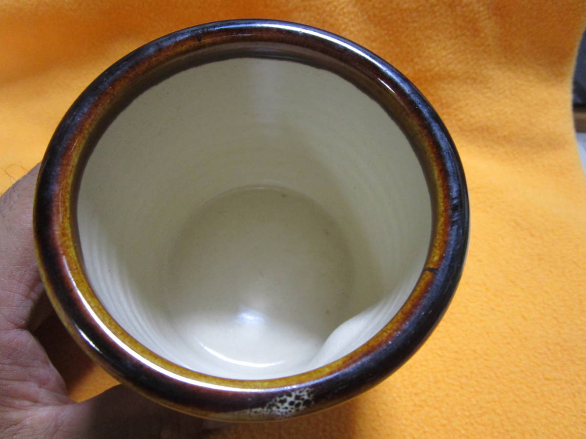 【8～51C】未使用 湯呑 陶器製　№倉.レター520_画像4