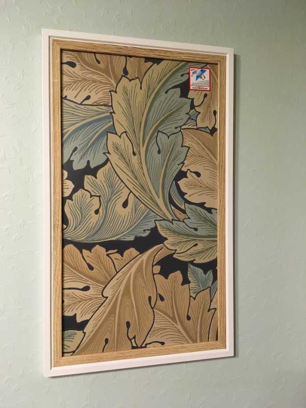 アカンサス　ウィリアム モリス 壁紙　額装　アートフレーム パネルアート 英国インテリア　William Morris_画像2