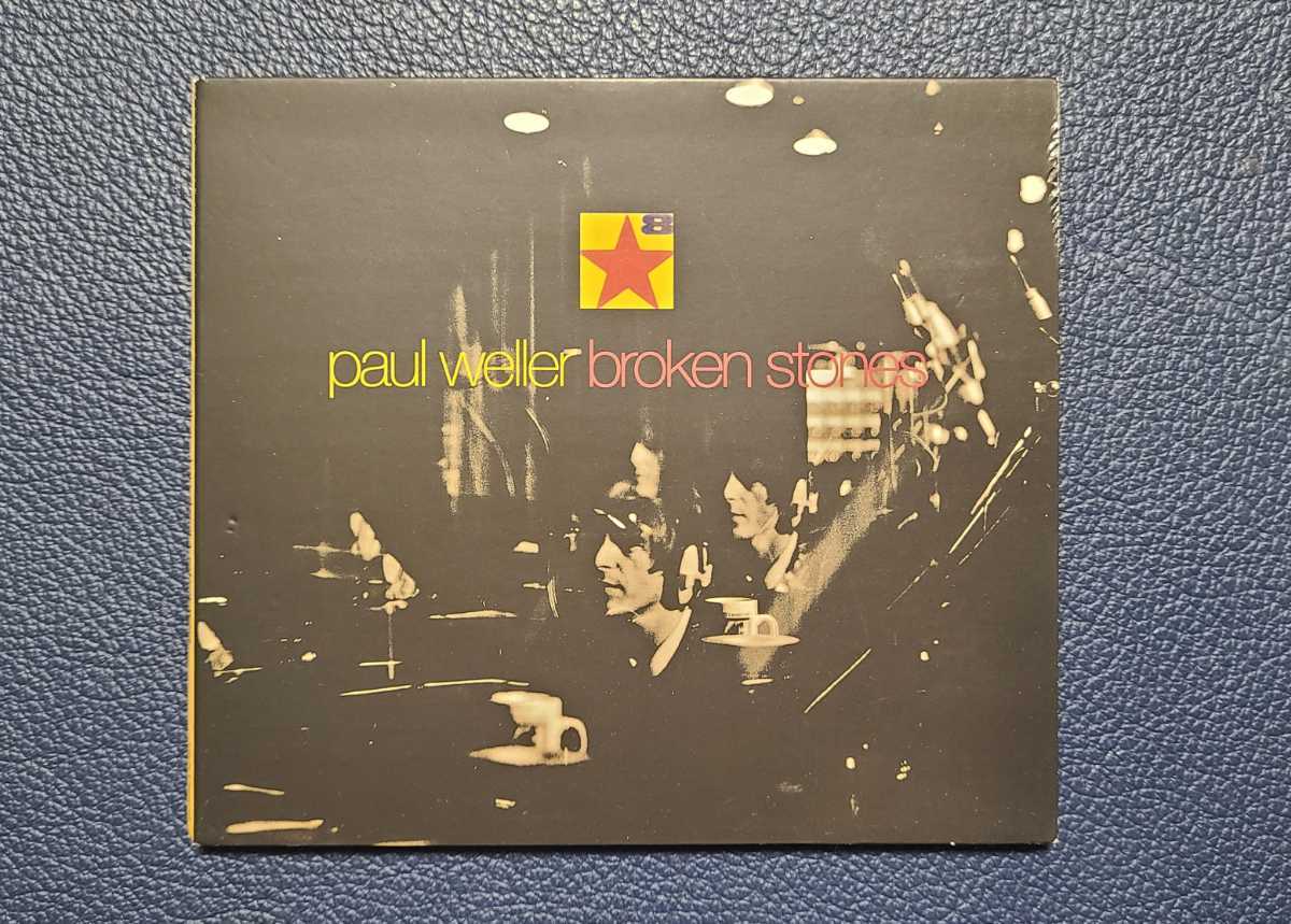 UK盤 PAUL WELLER Broken Stones GO!DISC 見開きジャケット ピクチャーディスク 廃盤 90s_画像1