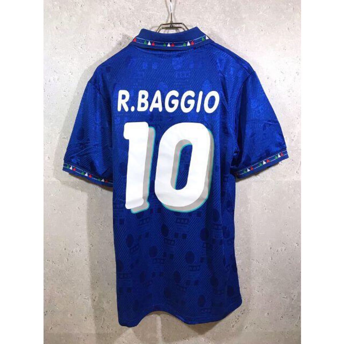 新品未使用】イタリア代表 W杯 ロベルトバッジョ ホーム 新品未使用】イタリア代表 W杯 ロベルトバッジョ ホーム