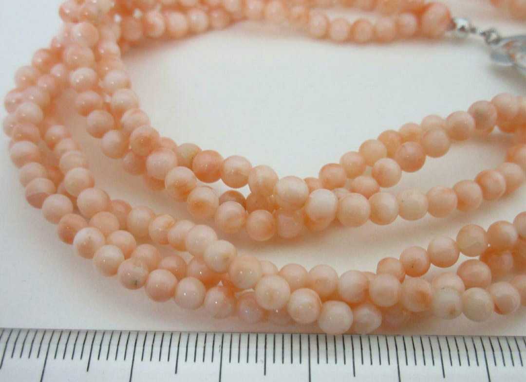 [TOP].. coral 28.6g necklace loose bracele netsuke i286.