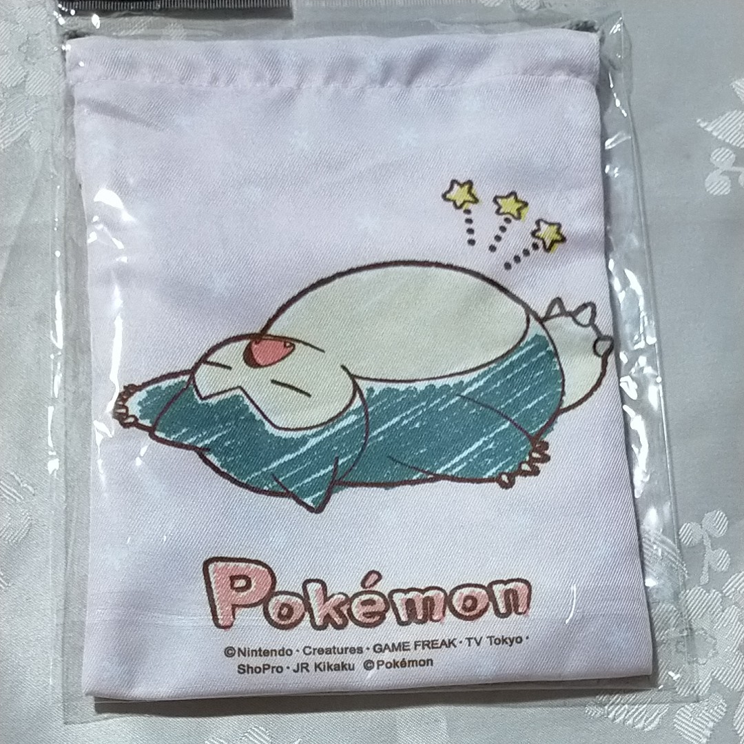ポケモン 巾着3枚セット ポケモンセンター ポケットモンスター ピカチュウ プリン ミュウ デデンネ カビゴン