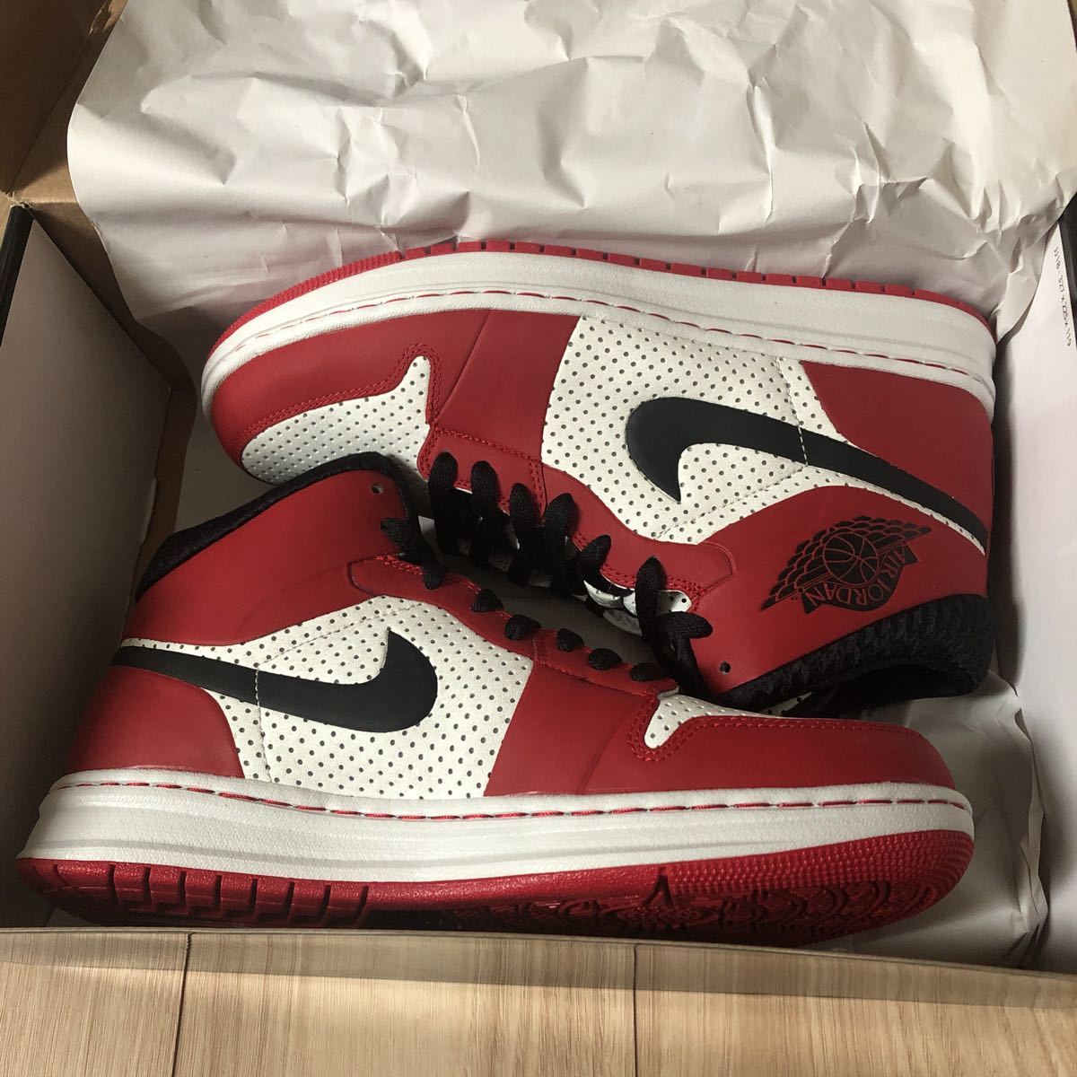 NIKE AIR JORDAN 1 zoom エアジョーダン1 アルファ alpha 26 シカゴ Chicago_画像1