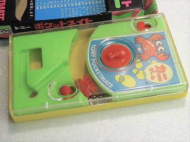 再値下 カニゲーム トミー ポケットメイト 日本製 TOMY POCKETMATE レトロ ゼンマイ ぜんまい ゲーム_画像3