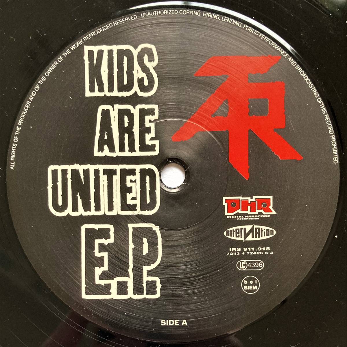 レア!!【名曲】Atari Teenage Riot / Kids Are United E.P. ■1995年 ■DHR（Digital Hardcore Recordings）■Alec Empire ■Sham 69_画像3