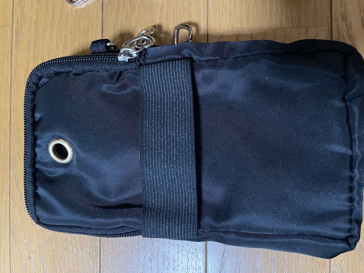 新品 多機能 ミニショルダーバッグ スマホポーチ 韓国 黒 鞄 ミニバッグ  斜め掛け ボディバッグ  ボディバッグ ミニ