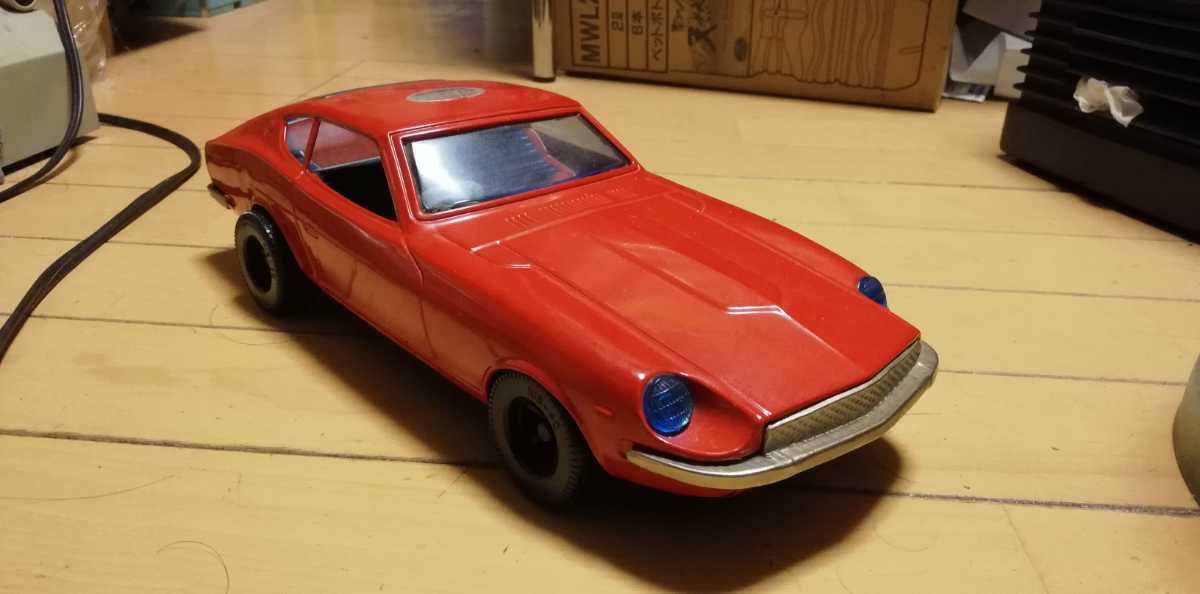 当時物 日本製 イチコー 日産チェリー ブリキ自動車 昭和レトロ カー