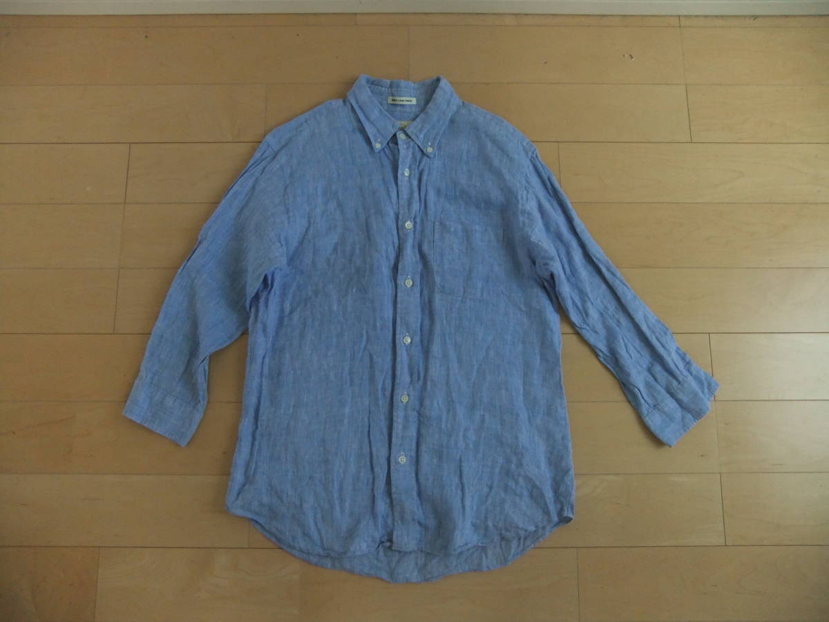 BEAUTY & YOUTH LINEN SHIRTS L リネンシャツ _画像1