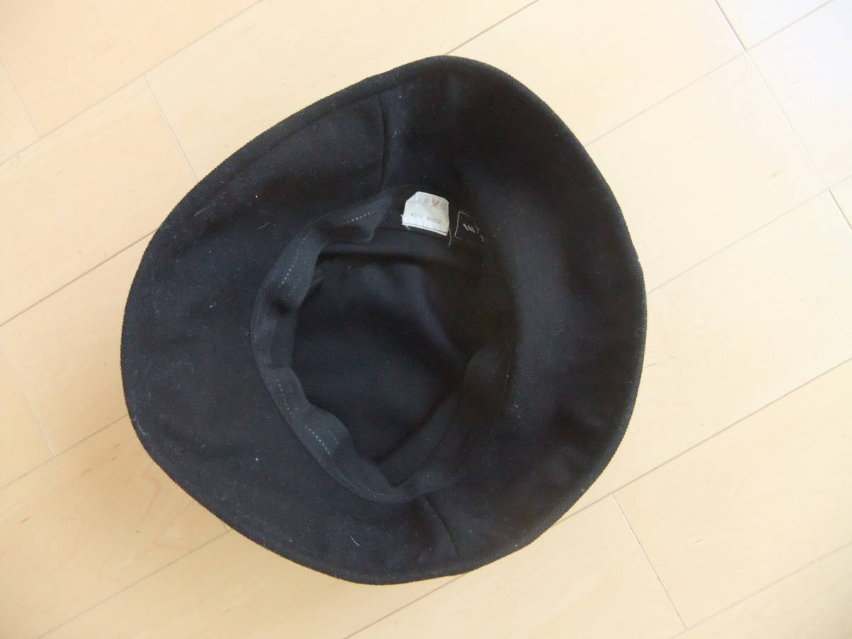 MADE IN JAPAN maxim KOBE 100% POLYESTER 日本製 マキシム 神戸 帽子　黒_画像2