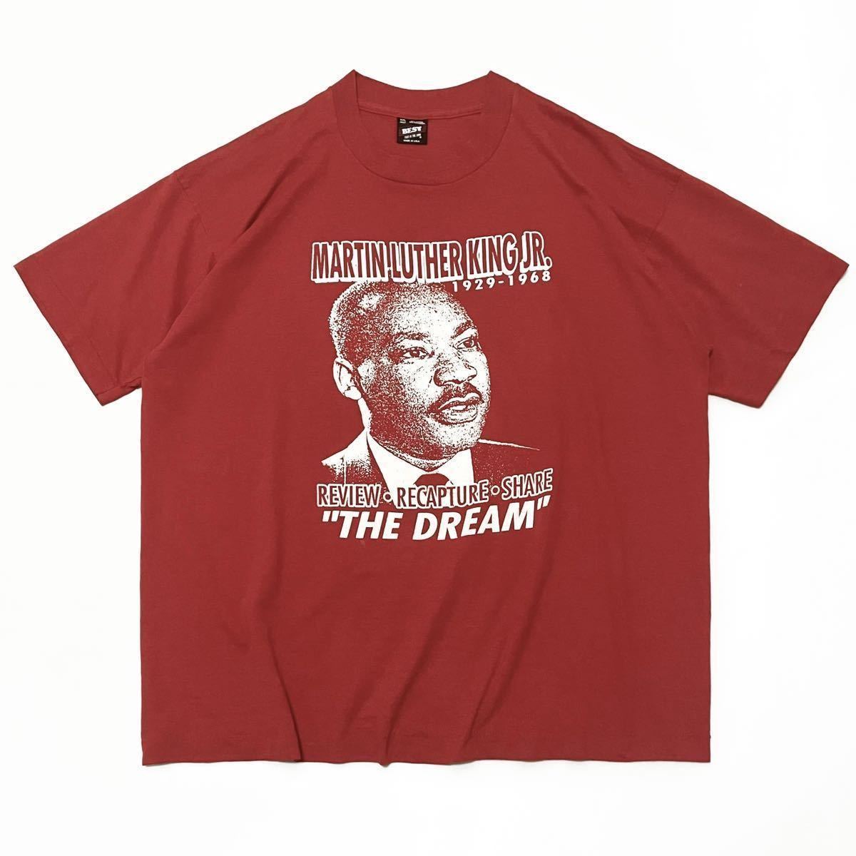 偉人【90s USA製 MARTIN LUTHER KING JR. マーティン・ルーサー・キング・ジュニア ビンテージ Tシャツ XXL】キング牧師 フォト レア_画像2