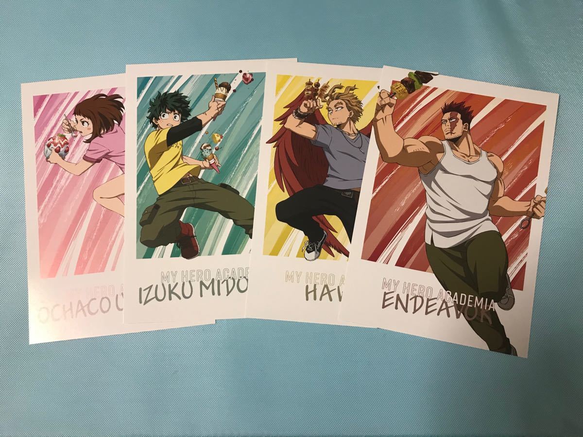 Paypayフリマ ヒロアカ 僕のヒーローアカデミア アニメイトフェア特典 ポストカード ホークス エンデヴァー 緑谷 麗日 4枚セット Paypayフリマ ヒロアカ 僕のヒーローアカデミア アニメイトフェア特典 ポストカード ホークス エンデヴァー 緑谷 麗日 4枚セット