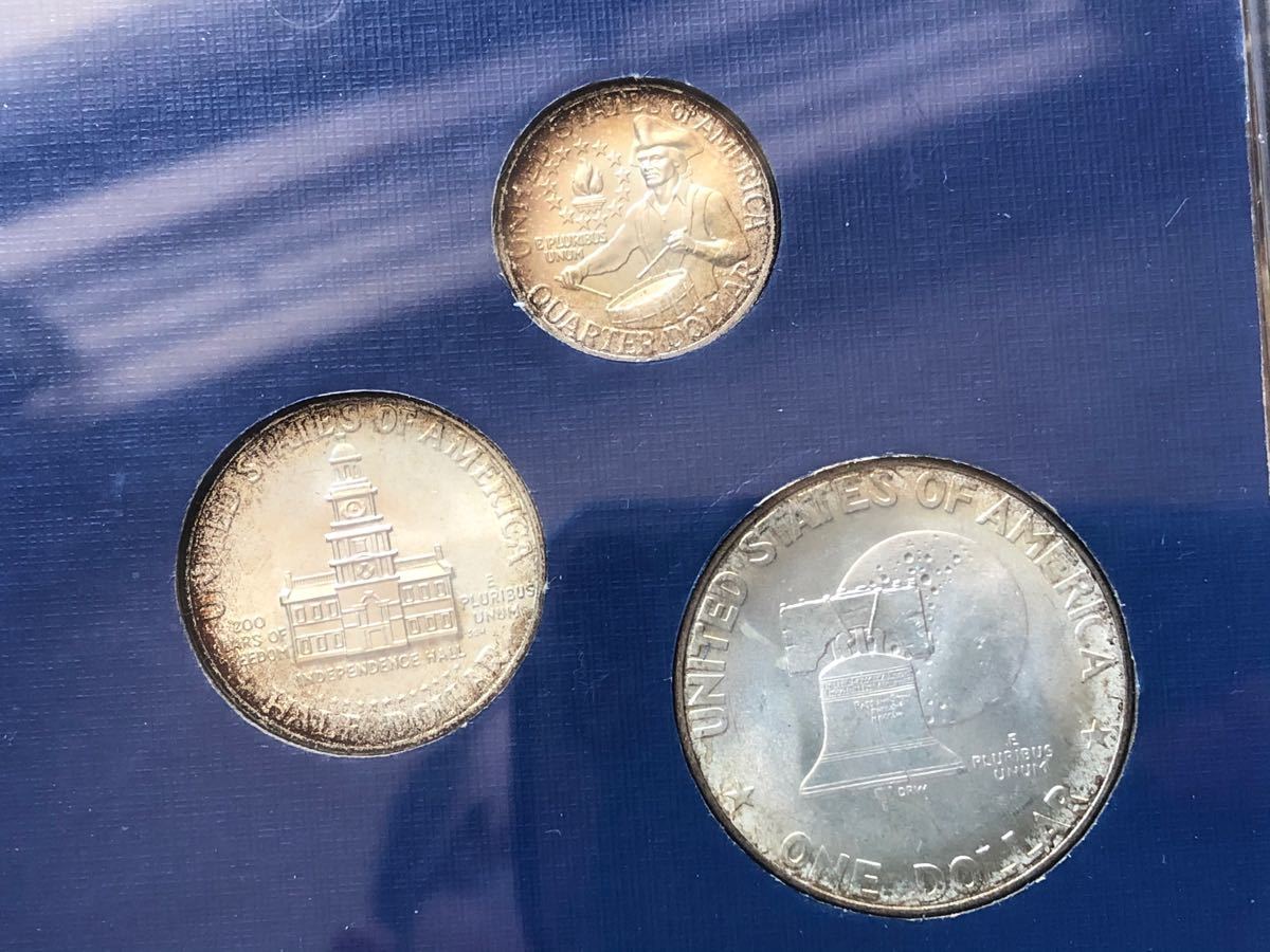 P203 アメリカ 1976年建国200年記念銀貨 コイン 本物保証｜PayPayフリマ