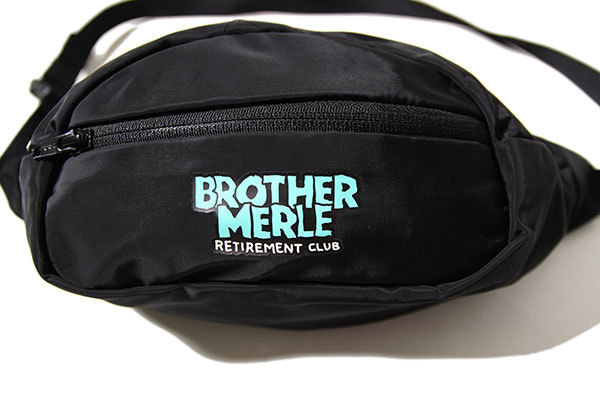 Brother Merle (ブラザーマール) ウェストバッグ ボディバッグ Men's Fanny Pack Norm in Hawaii Black スケボー SKATE SK8_画像2