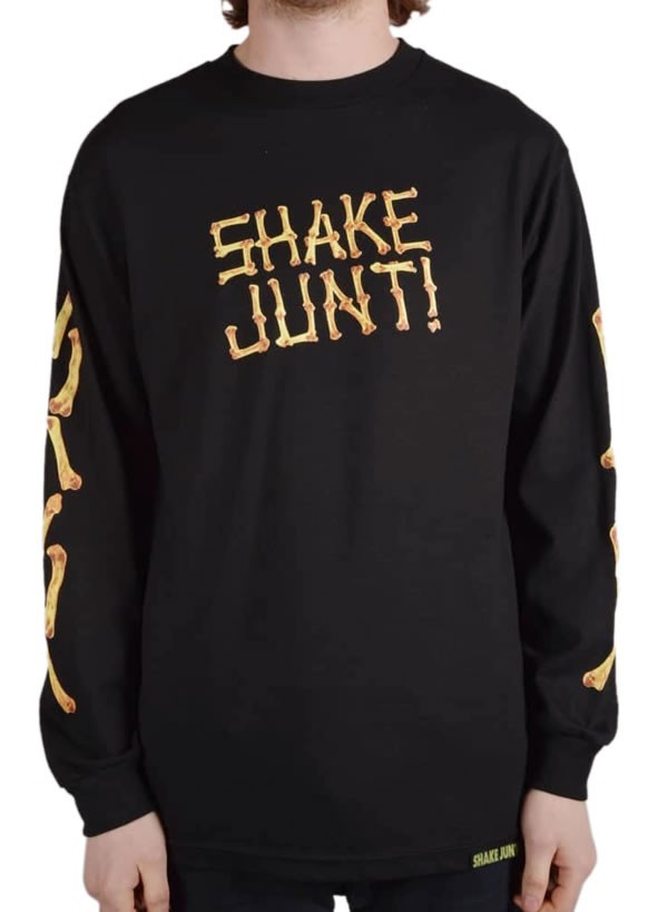 Shake Junt (シェイクジャント) ロンT ロングTシャツ 長袖 X-Ray Long Sleeve T-Shirt Black スケボー SKATE SK8 スケートボード_画像6