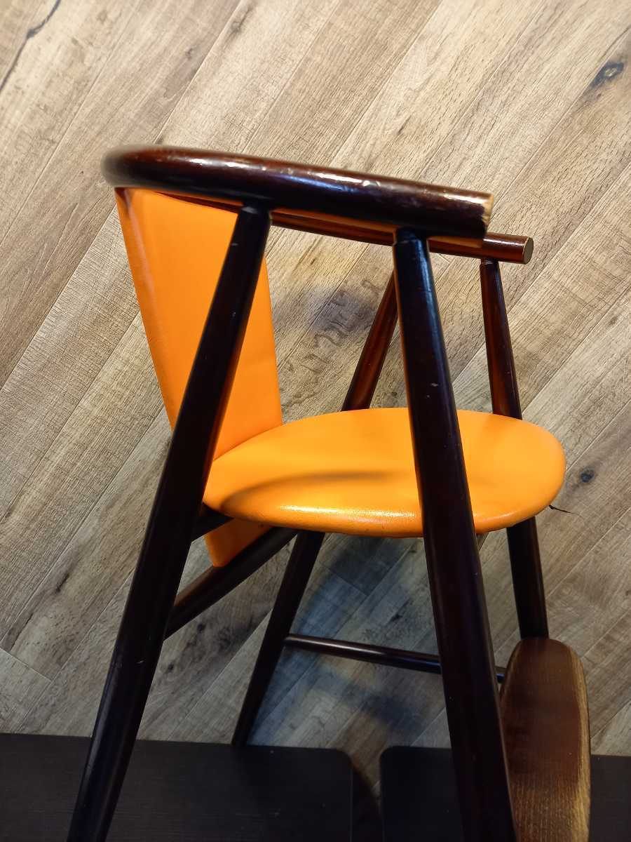 C1104B　ヒダ家具　ベビーチェア　子供用品　椅子　チェア　家具　子供椅子　木製　発送　ゆうパック　170サイズ　札幌_画像3