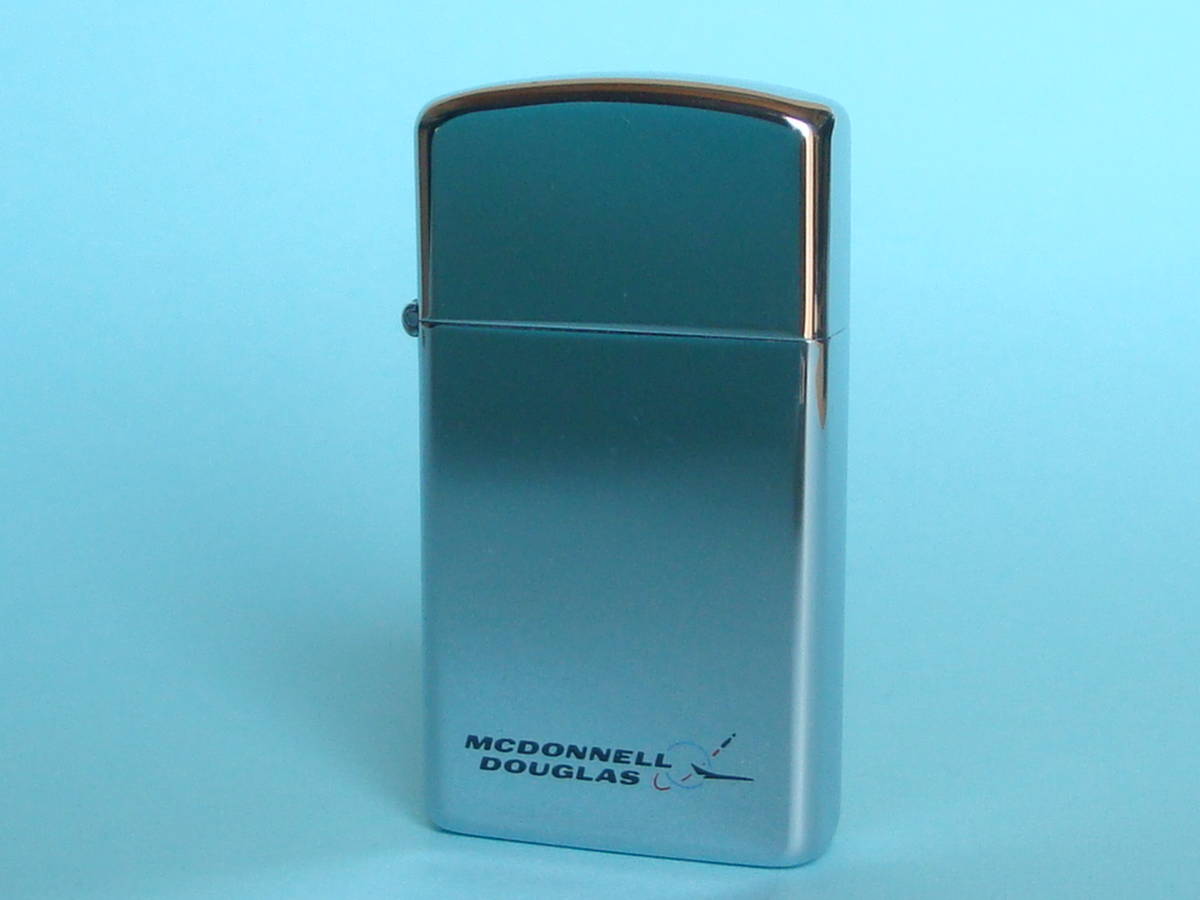 1981年製 ZIPPO スリム "MCDONNELL DOUGLAS" マクダネル ダグラス 中古良品本体のみ 航空機メーカー/F-4 ファントム_画像3