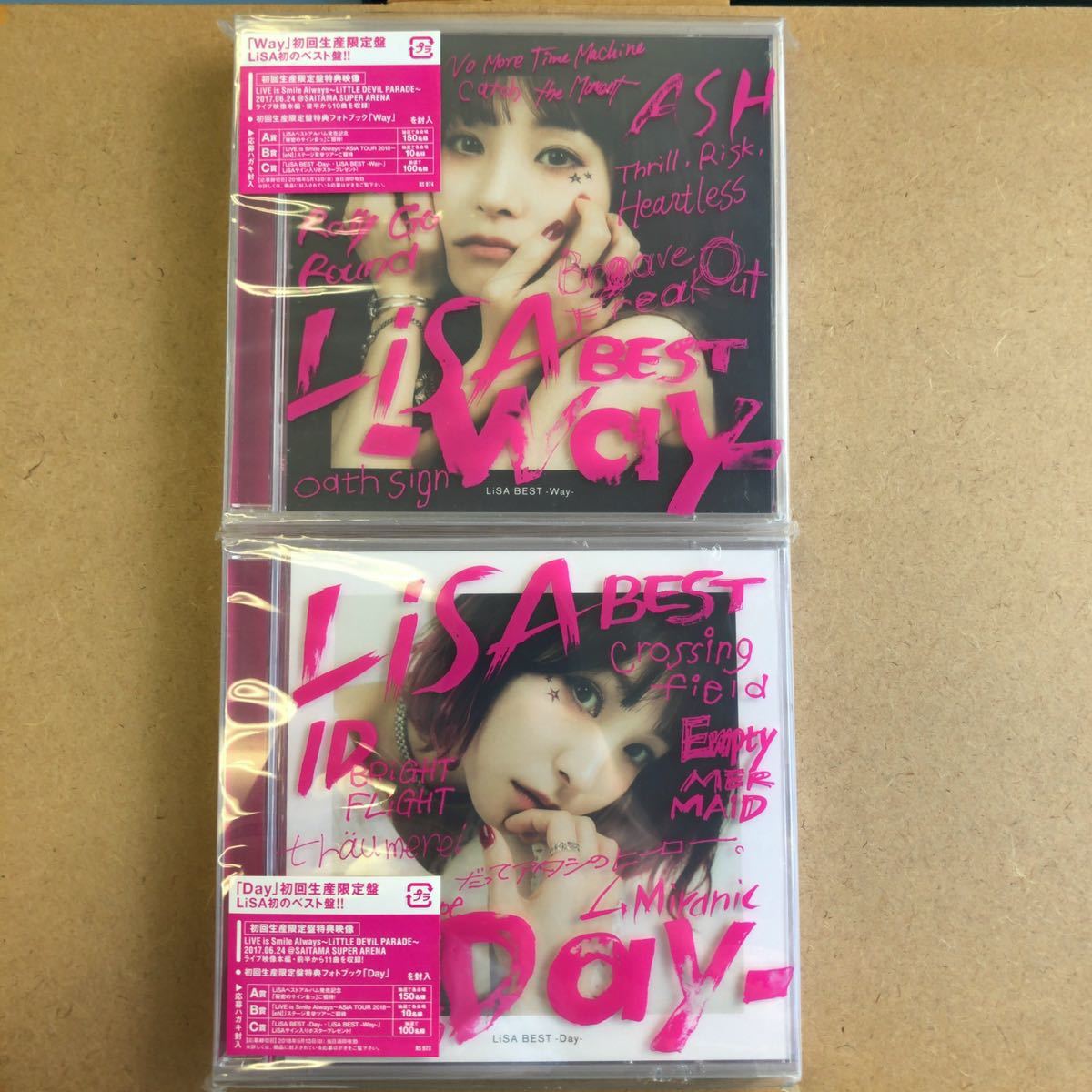 贅沢品 送料無料☆LiSA『BEST-Day・Way-セット』初回限定盤CD＋DVD