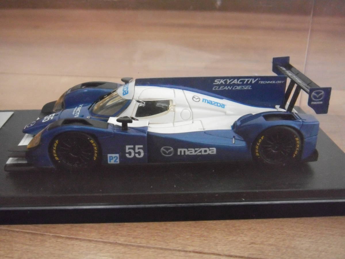 マツダ　スカイアクティブ　LMP2　ミニカー　1/43　MAZDA　SKYACTIV-D　NO.55　#55_画像3