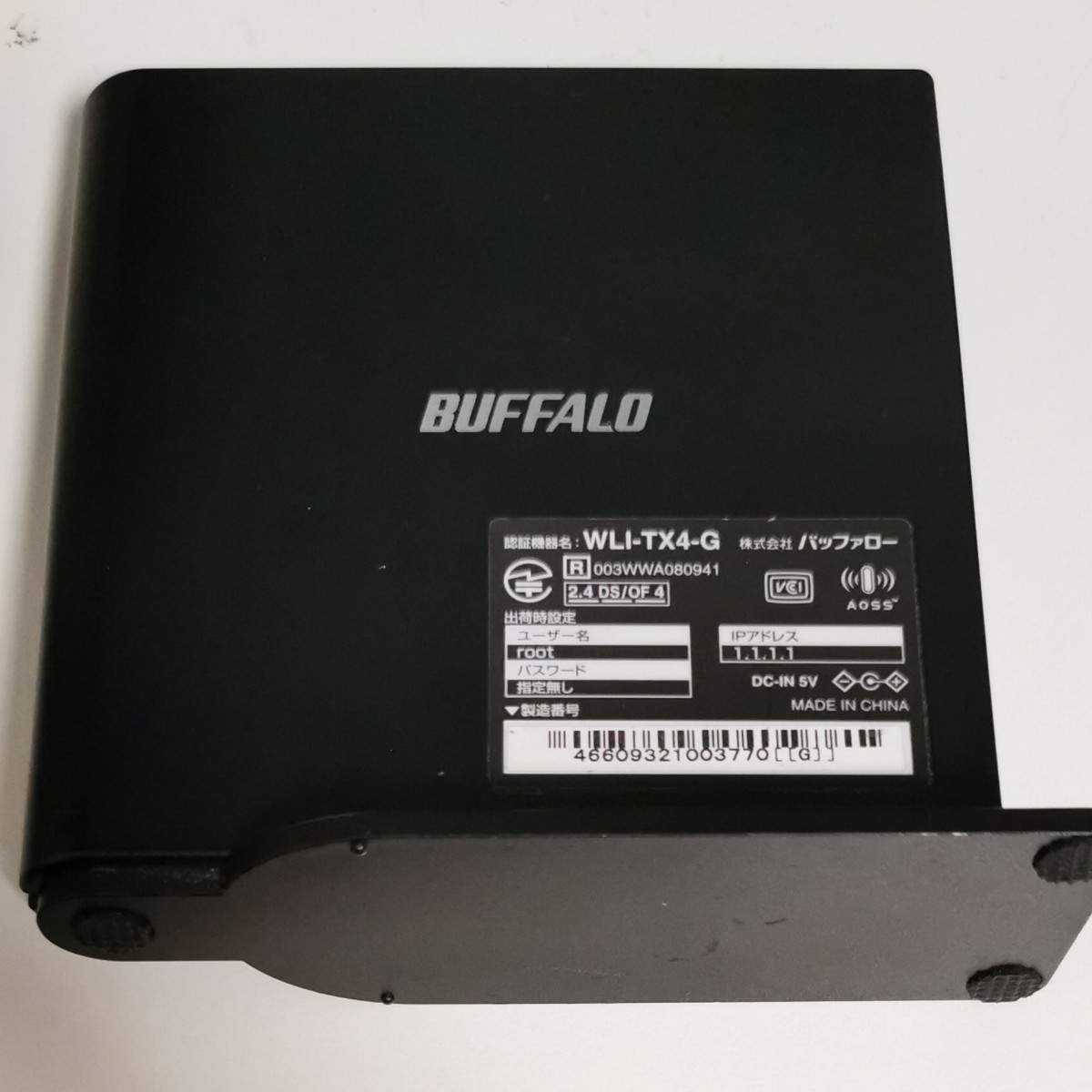 BUFFALO WLI-TX4-G