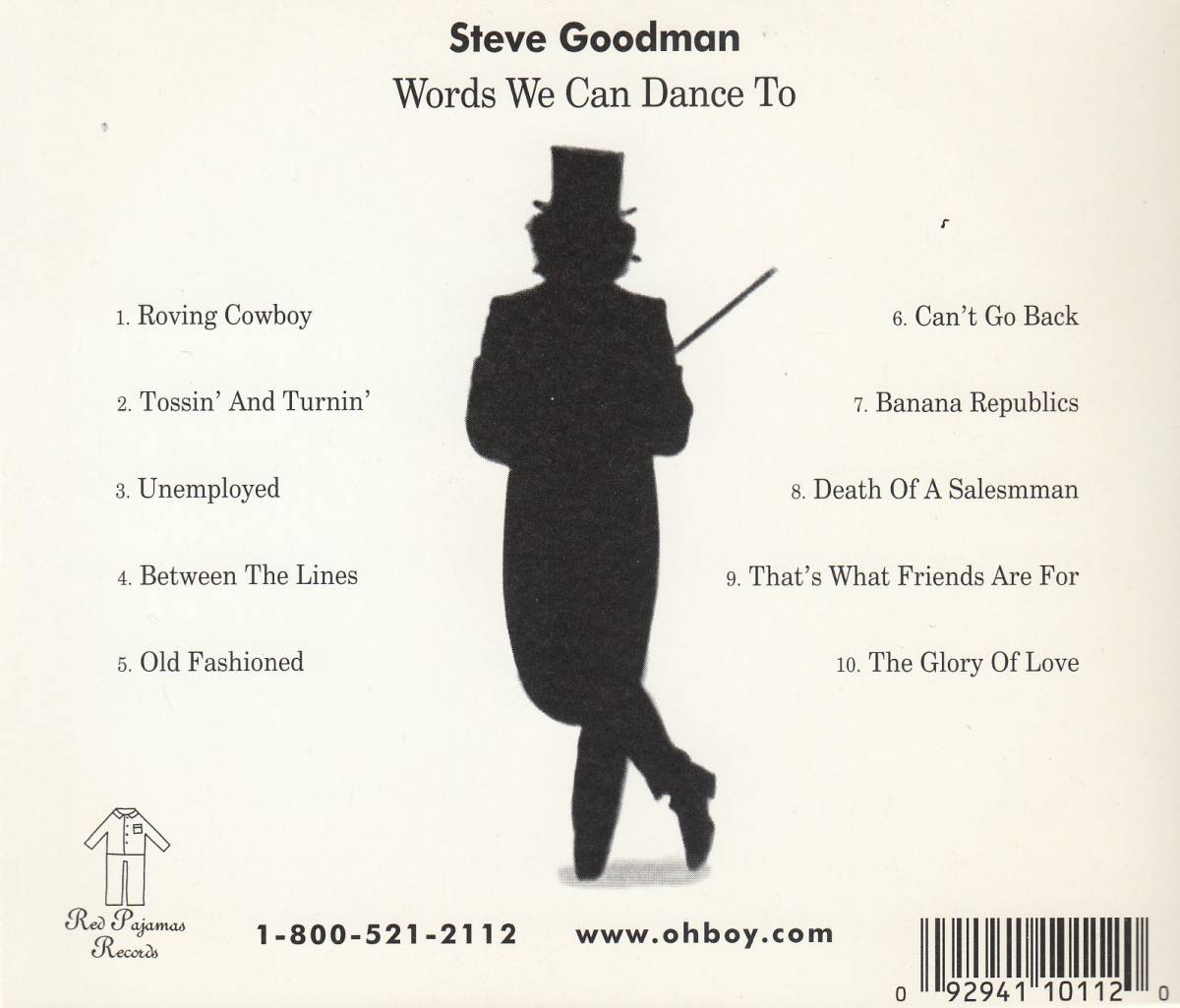 輸 Steve Goodman Words We Can Dance To◆規格番号■RPJ-011-CD◆送料無料■即決●交渉有_画像2