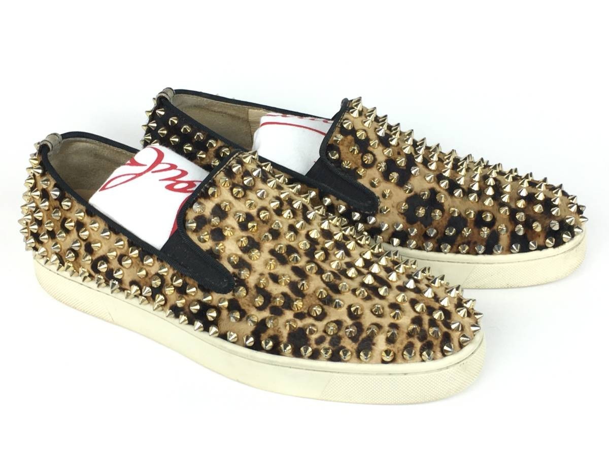 Christian Louboutin クリスチャンルブタン Roller Boat Flat Spike