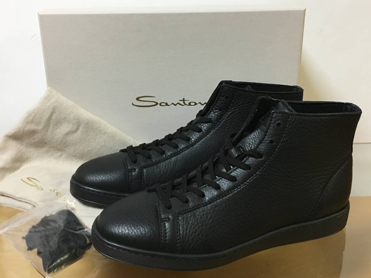 SANTONI/サントーニ ハイカット レザースニーカー | labiela.com