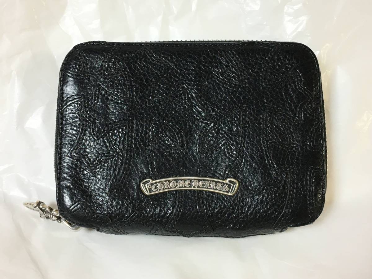 未使用品 CHROME HEARTS WLT BBY BNKROBBR CEM クロムハーツ バンクローバー セメタリークロスパッチ セミオーダー品_画像1