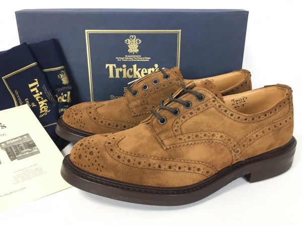 流行 未使用品 Tricker's トリッカーズ M6518-D Snuff Repello Derby