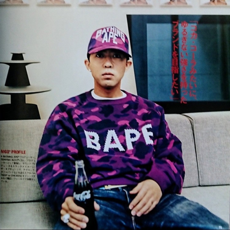 A BATHING APE - A Bathing Ape カレッジロゴ ラインストーン