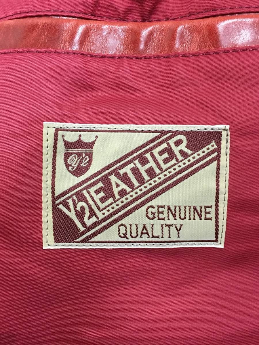正規取扱店  馬革ジャケット LEATHER Y'2 ストライクゴールド レザージャケット