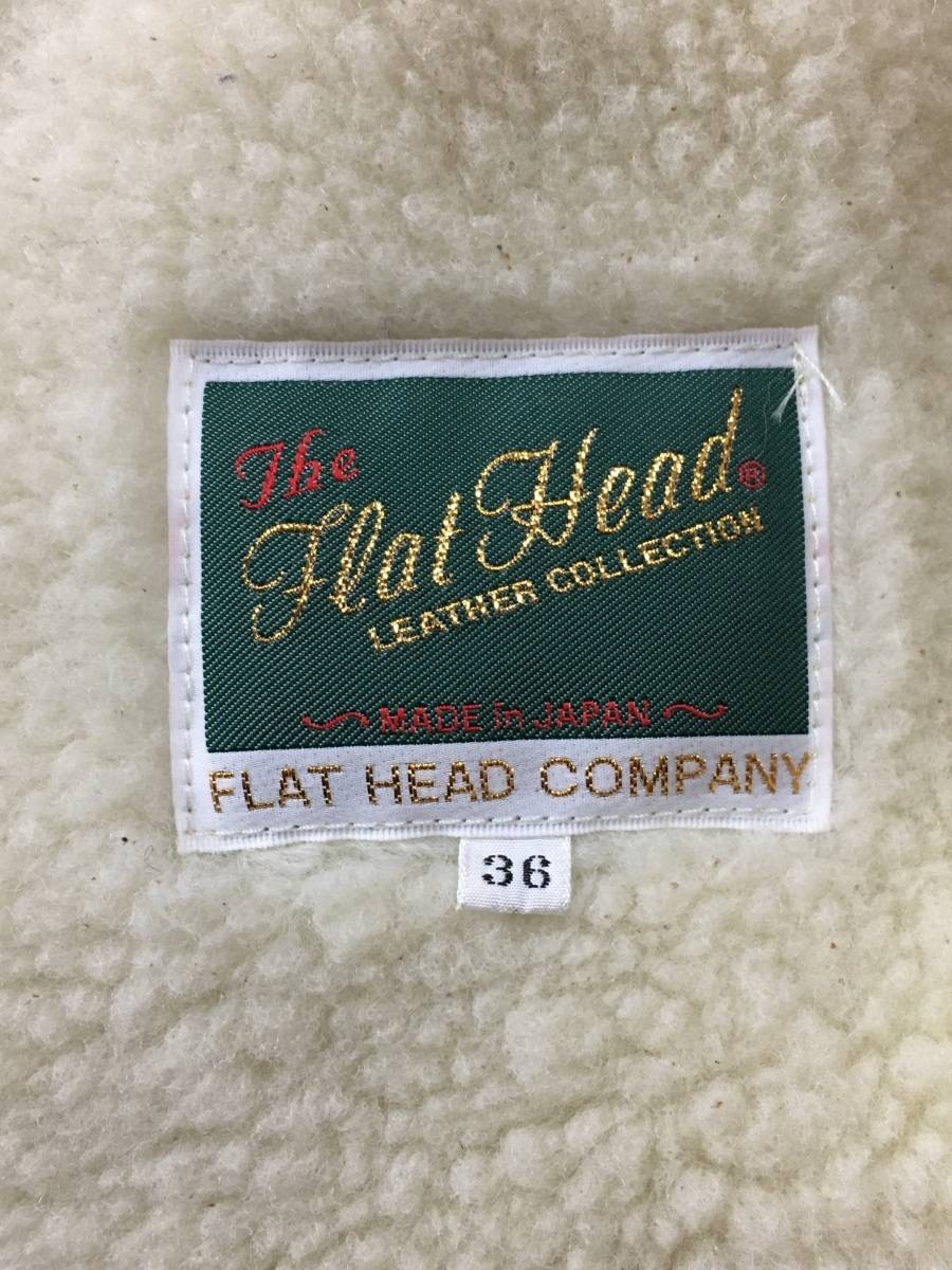 THE FLAT HEAD フラットヘッド 鹿革 ディアスキン ボア ランチコート