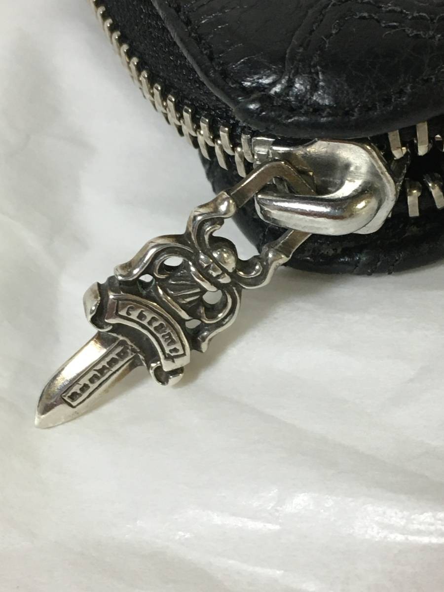 未使用品 CHROME HEARTS WLT BBY BNKROBBR CEM クロムハーツ バンクローバー セメタリークロスパッチ セミオーダー品_画像4