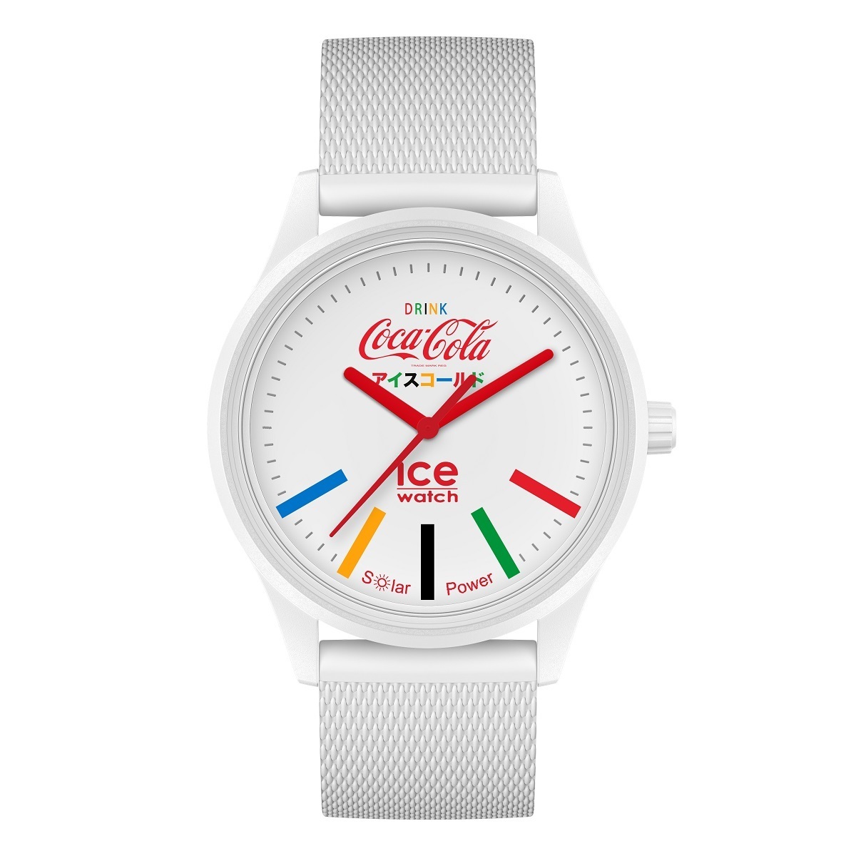 ICE WATCH アイスウォッチ 腕時計 アイスソーラーパワー ホワイト Coca Cola 40mm 019619【正規品】