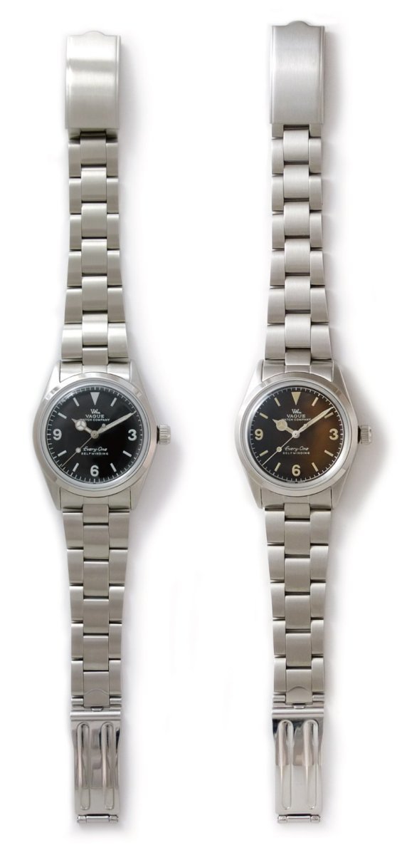 ヴァーグウォッチ VAGUE WATCH Co. 自動巻き腕時計 Every-One EL-L-001BK ステンレスベルト【正規品】_画像2