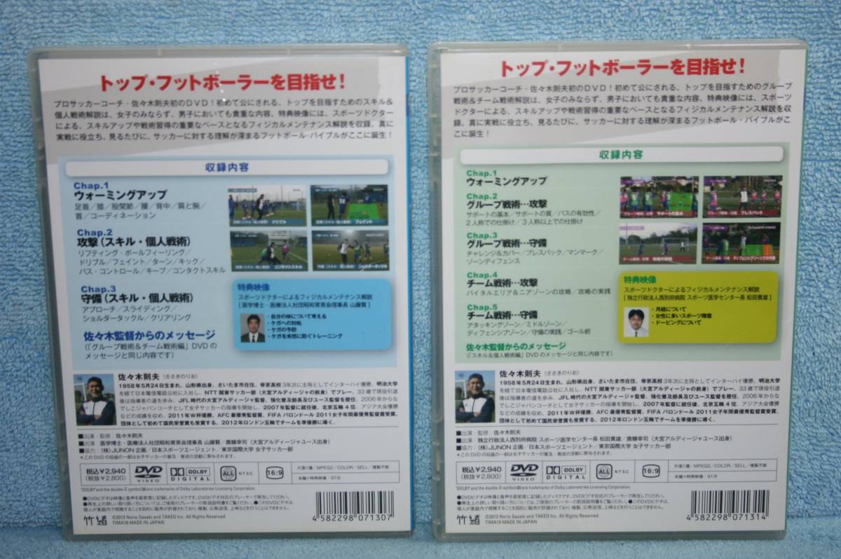まとめ買いでお得 サッカーdvd 佐々木則夫 2本セット 目指せ レディース トップ フットボーラー Disc1 2 なでしこジャパン 個人戦術 グループ戦術 Catalasarenas Com まとめ買いでお得 サッカーdvd 佐々木則夫 2本セット 目指せ レディース トップ フットボーラー Disc1 2 なでしこジャパン 個人戦術 グループ戦術 Catalasarenas Com
