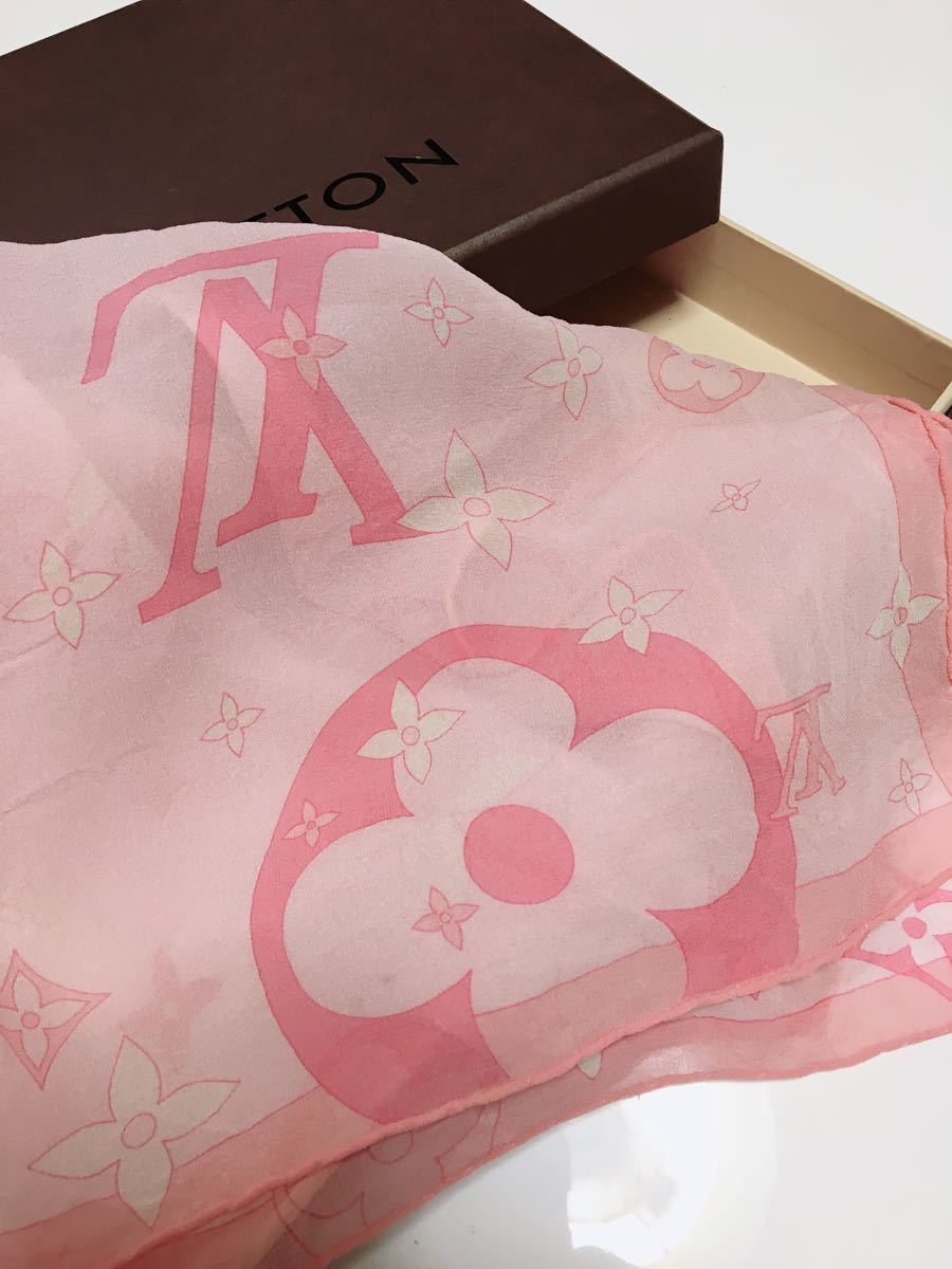 LOUIS VUITTON LV JAPAN25周年限定シルクシフォンスカーフ ルイヴィトン