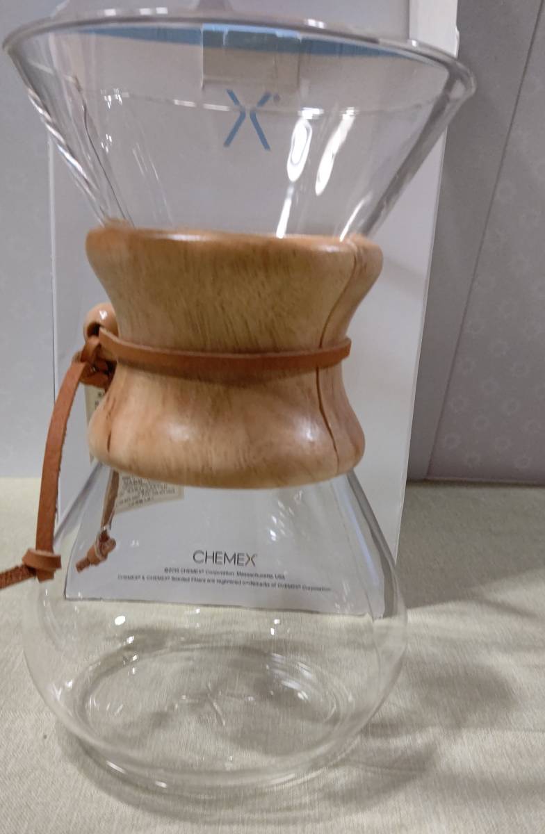 CHEMEX　ケメックス　コーヒーメーカー　フィルタードリップ式 　6Cup CM-6A　箱入り