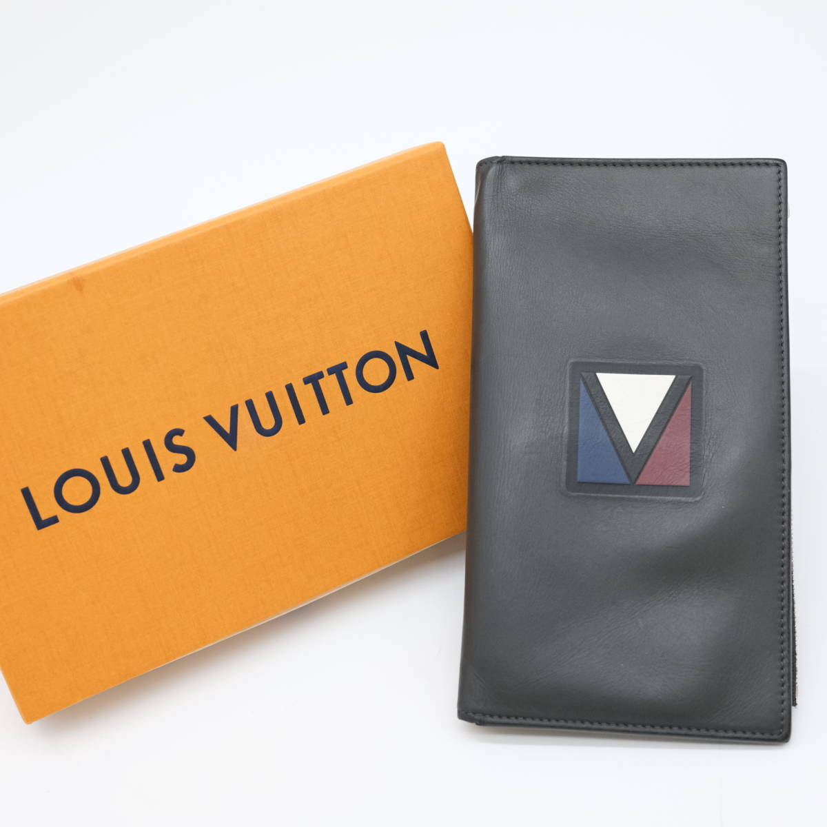 【セール】LOUIS VUITTON ヴィトン Eシップロング Vライン 長財布 財布 アスファルトグレー グレー M61259